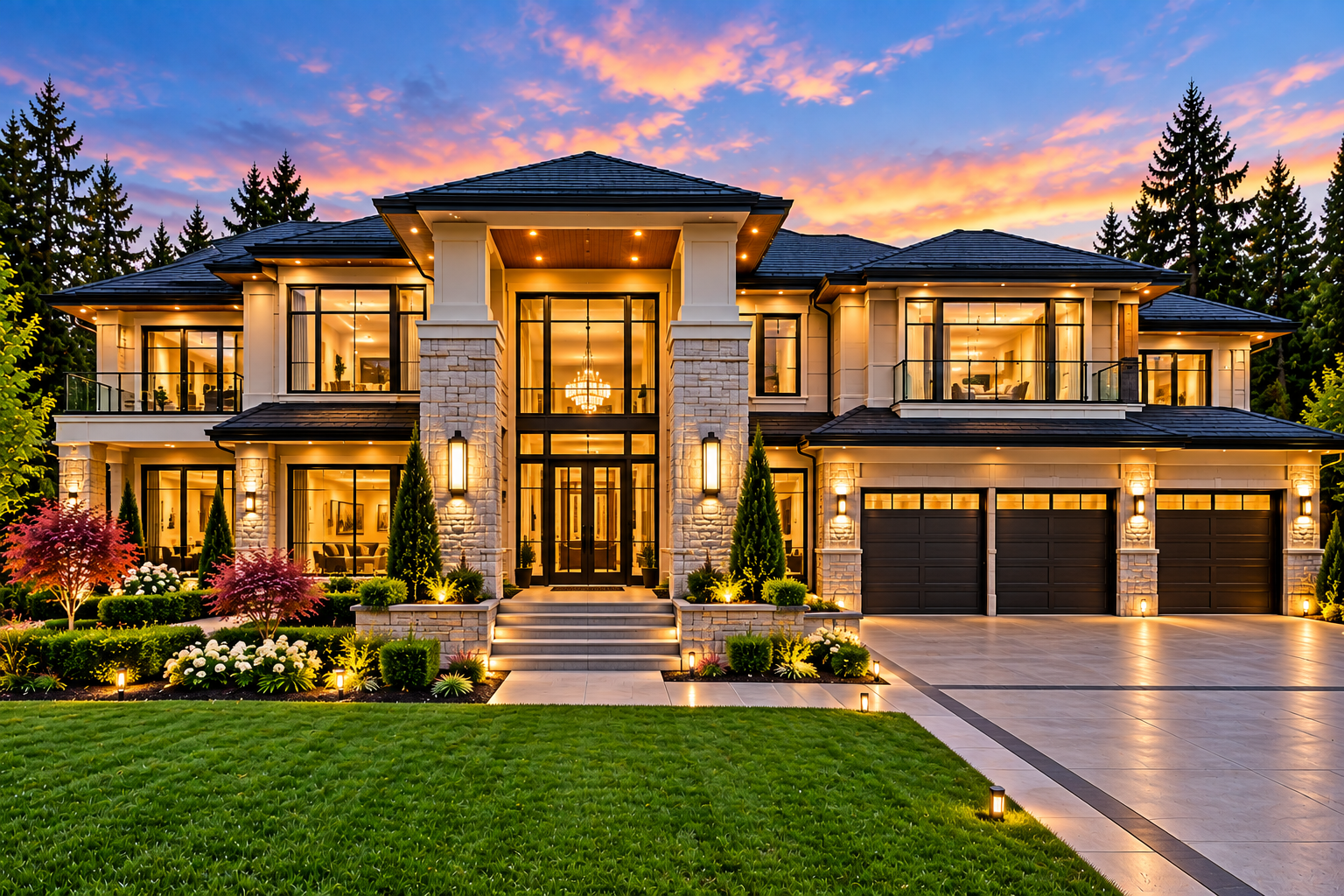 Luxury house construction